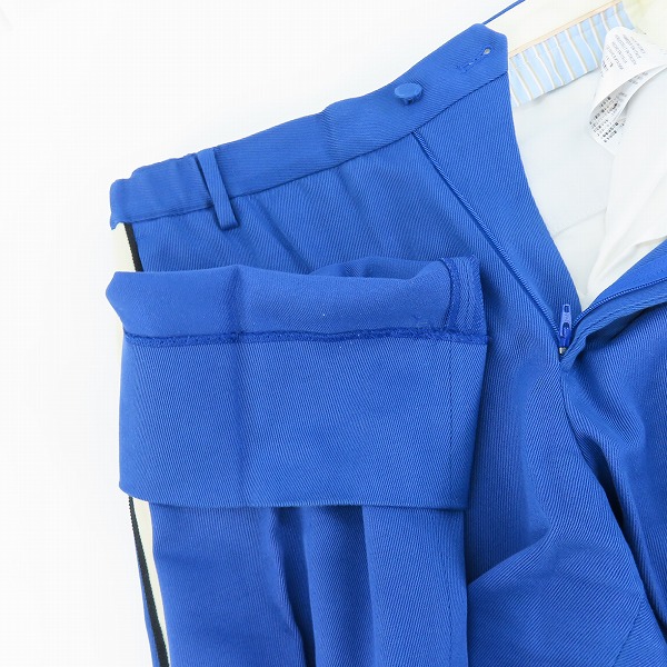 実際に弊社で買取させて頂いたGUCCI グッチ BAND Pleat-Front PANT/サイドライン プリーツ フロントパンツ 568670/44の画像 6枚目