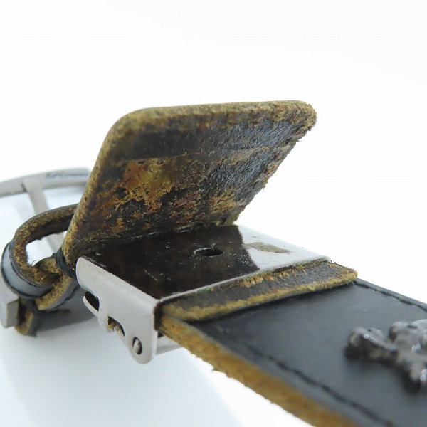 実際に弊社で買取させて頂いたRoen/ロエン スカル レザーベルトの画像 8枚目