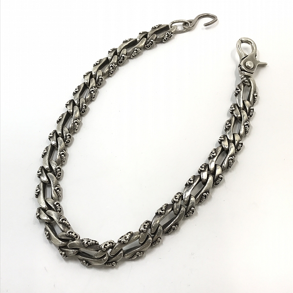 実際に弊社で買取させて頂いたA&G/エーアンドジー ファンシーコンビリンク ウォレットチェーン 1クリップ