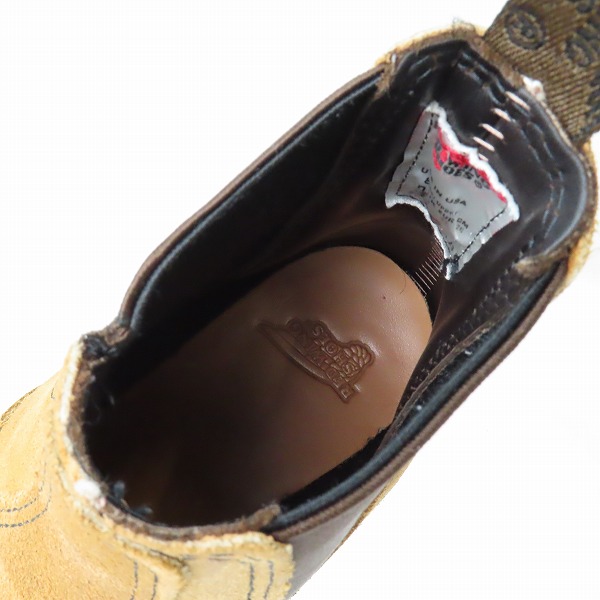 実際に弊社で買取させて頂いたRED WING/レッドウィング CLASSIC CHELSEA/クラシック チェルシー ミュールスキナー 3192 8Dの画像 4枚目
