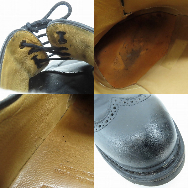 実際に弊社で買取させて頂いたParaboot/パラブーツ ALBY アルビー ウイングチップ レザーシューズ/7の画像 6枚目