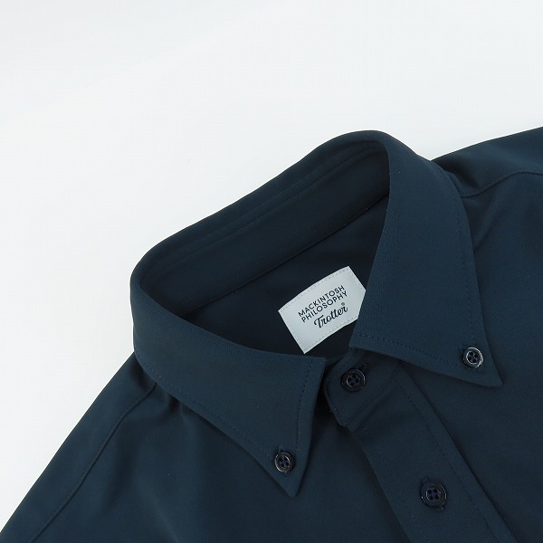 実際に弊社で買取させて頂いたMACKINTOSH PHILOSOPHY/マッキントッシュフィロソフィー TROTTER with MOONRAKERS ポロシャツ ネイビー L1M97-390/40の画像 5枚目