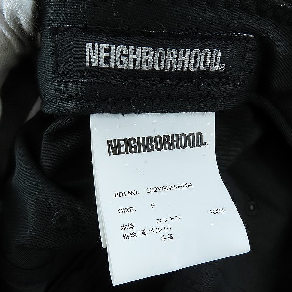 実際に弊社で買取させて頂いたNEIGHBORHOOD/ネイバーフッド キャップ Fの画像 5枚目