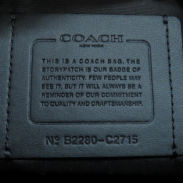実際に弊社で買取させて頂いたCOACH/コーチ トラック クロスボディ C2715の画像 4枚目