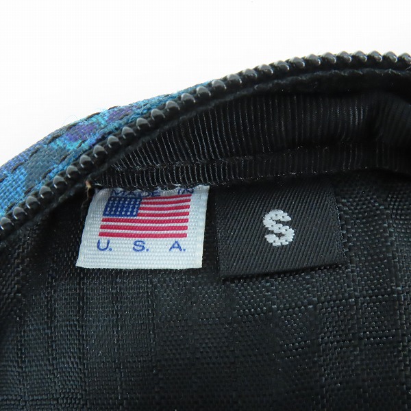 実際に弊社で買取させて頂いたGREGORY/グレゴリー QUICK POCKET/クイックポケット ショルダーバッグ/ポーチ ブルー 花柄/Sの画像 5枚目