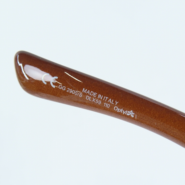 実際に弊社で買取させて頂いたGUCCI/グッチ フラワー柄ホースビット サングラス/アイウェア GG2900の画像 4枚目