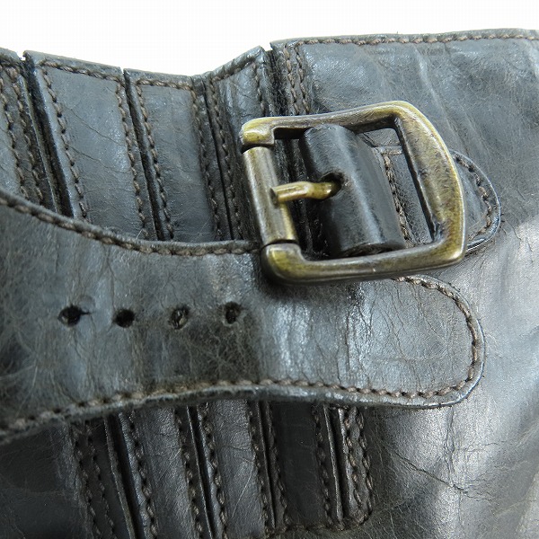 実際に弊社で買取させて頂いたBelstaff/ベルスタッフロードマスター ライダーブーツ /41の画像 6枚目