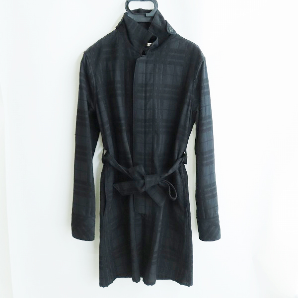 実際に弊社で買取させて頂いたkiryuyrik/キリュウキリュウ 2012-13AW Stain Collar Coat Shirt/ステンカラー コートシャツ LAINE WOOL/ラナウール60%/L