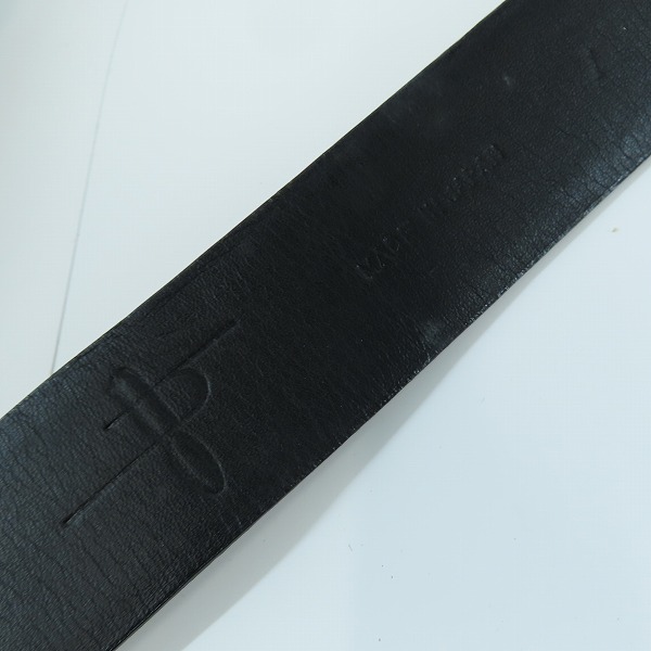 実際に弊社で買取させて頂いたNO ID./ノーアイディー レザーベルト ブラック/パイソン 2点セットの画像 4枚目