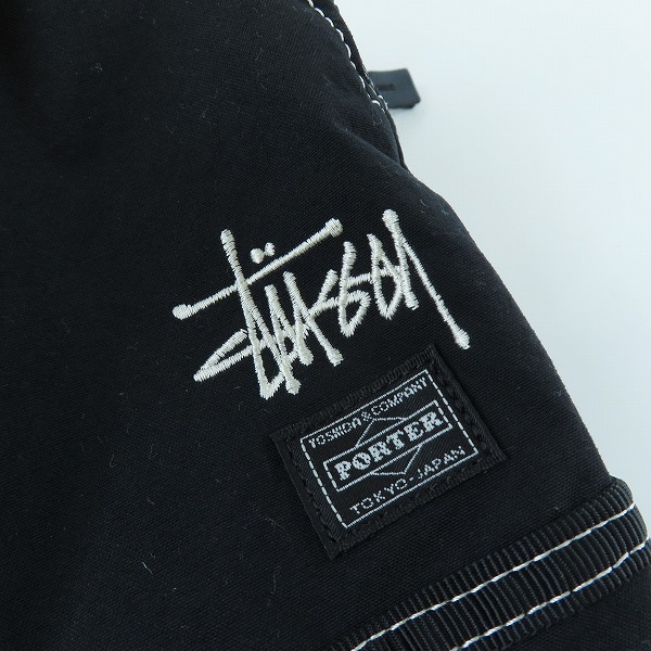 実際に弊社で買取させて頂いたSTUSSY × PORTER/ステューシー×ポーター ミニショルダーバッグの画像 4枚目