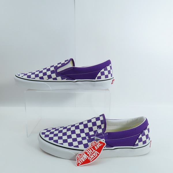 実際に弊社で買取させて頂いた【未使用】VANS/バンズ CLASSIC SLIP-ON /クラシックスリッポン VN0A5JMHBEK/30の画像 3枚目