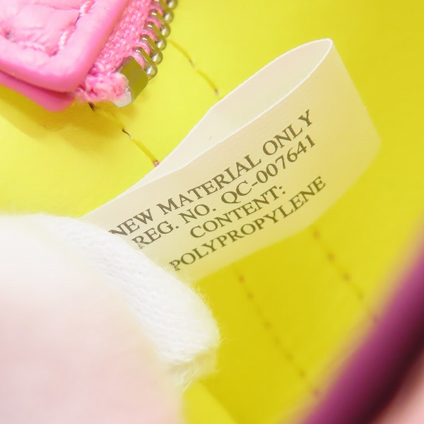 実際に弊社で買取させて頂いたMarc Jacobs/マークジェイコブス The Tote Bag マイクロトートバッグ ピンクの画像 5枚目