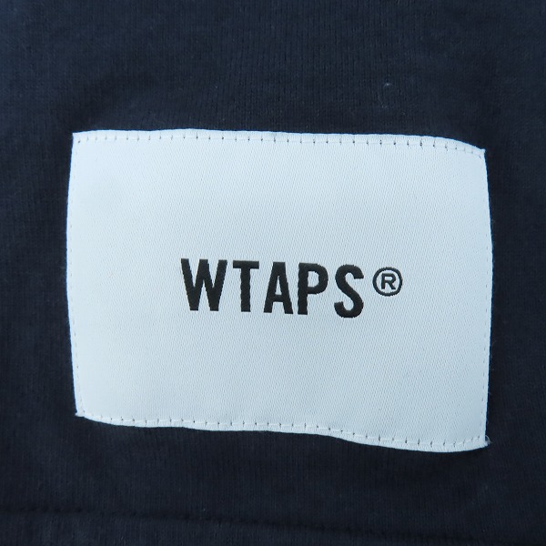 実際に弊社で買取させて頂いたWTAPS/ダブルタップス 23SS DESIGN 01/LS/COTTON.COLLEGE/長袖Tシャツ ロンT 231ATDT-CSM03/04の画像 4枚目