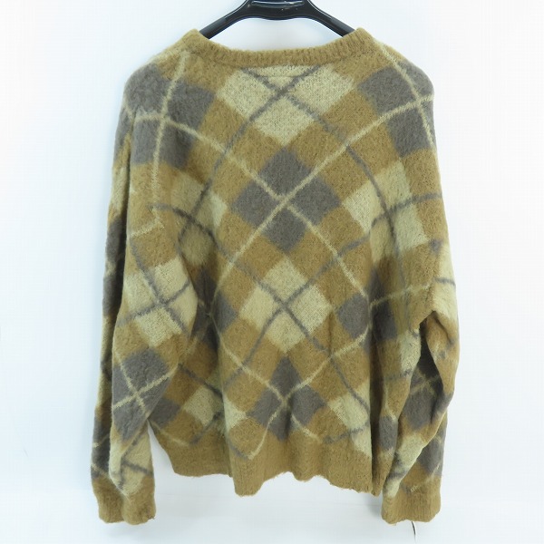 実際に弊社で買取させて頂いたNEIGHBORHOOD/ネイバーフッド ARGYLE PATTERN MOHAIR SWEATER/アーガイルパターンモヘアセーター 232FUNH-KNM03/Mの画像 1枚目
