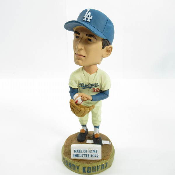 実際に弊社で買取させて頂いたロサンゼルス・ドジャース ドジャースタジアム 50周年  サンディー・コーファックス ボブルヘッドフィギュア/首振り人形の画像 1枚目