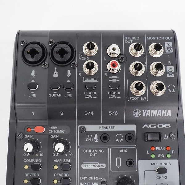実際に弊社で買取させて頂いたYAMAHA/ヤマハ AG06 MK2 ウェブキャスティングミキサー アナログミキサー【通電確認済】の画像 2枚目