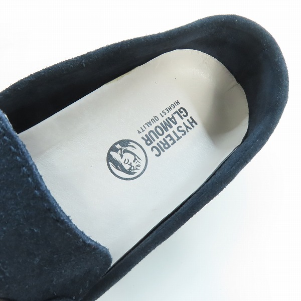 実際に弊社で買取させて頂いたHYSTERIC GLAMOUR/ヒステリックグラマー HORSESHOE SHAPED BIT モカシン シューズ 0231QS04375/9の画像 4枚目