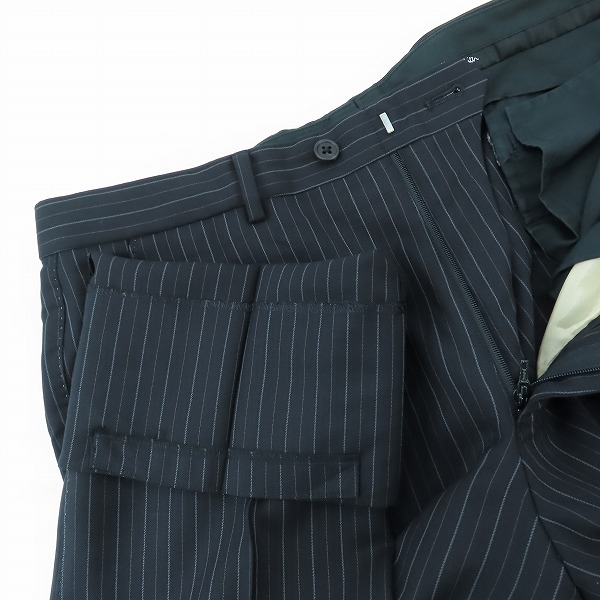 実際に弊社で買取させて頂いたPaul Smith LONDON×Ermenegildo Zegna/ポールスミス×エルメネジルドゼニア 3ピース ストライプ セットアップ スーツ L/XLの画像 7枚目