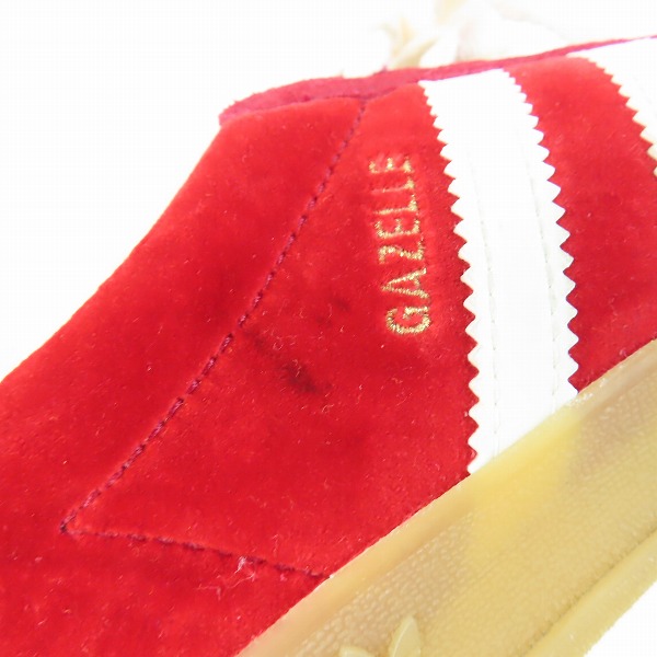 実際に弊社で買取させて頂いたadidas × Gucci/アディダス グッチ Gazelle Red/ガゼル レッド スニーカー HQ8853/26の画像 7枚目