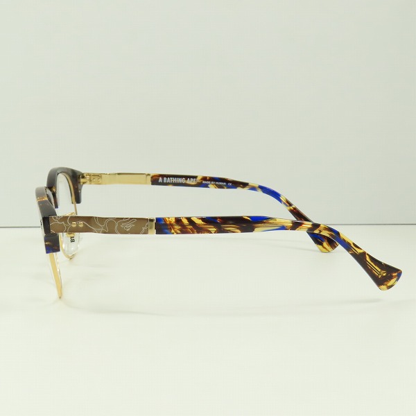 実際に弊社で買取させて頂いたA BATHING APE/アベイシングエイプ メガネフレーム/アイウェア BA13008の画像 1枚目