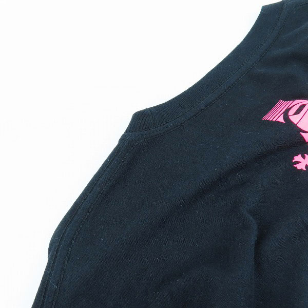 実際に弊社で買取させて頂いた【JPタグ】CHROME HEARTS NEON PINK STRIPE LOGO L/S T-SHIRT ロングＴシャツ 2212-304-0244/Mの画像 7枚目