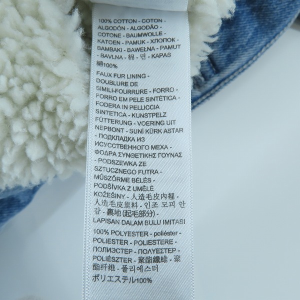 実際に弊社で買取させて頂いた【未使用】LEVIS/リーバイス SILVER TAB/シルバータブ シェルパ トラッカー ジャケット/A31800000/XLの画像 6枚目