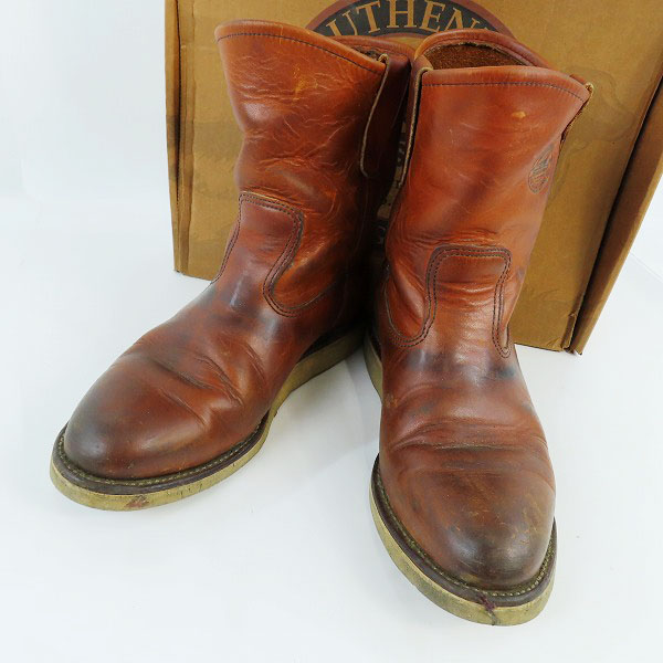 実際に弊社で買取させて頂いたRED WING/レッドウイング 犬タグ ペコス ブーツ/ロングブーツ 00866/9E