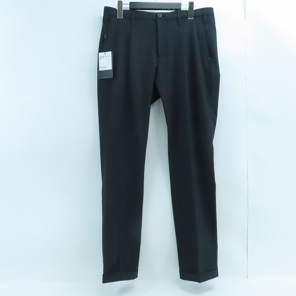 実際に弊社で買取させて頂いた【未使用】BRIEFING/ブリーフィング ゴルフウェア MENS PIQUE SINGLE PLEATED DRESS PANTS パンツ ブラック BRG241M55 L