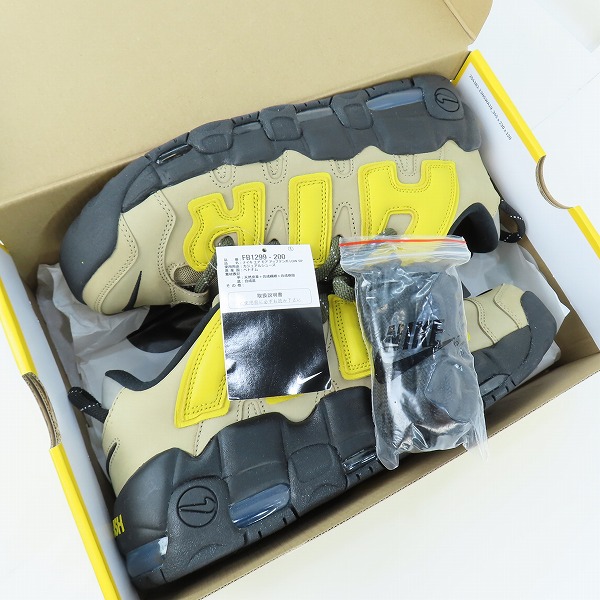 実際に弊社で買取させて頂いたNIKE×AMBUSH/ナイキ×アンブッシュ AIR MORE UPTEMPO LOW SP/エアモアアップテンポ ロー FB1299-200/29の画像 6枚目