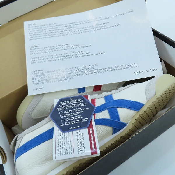 実際に弊社で買取させて頂いた【未使用】Onitsuka Tiger/オニツカタイガー  MEXICO 66/メキシコ66 スニーカー 1183B391-100/25.5の画像 7枚目