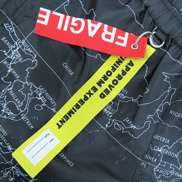 実際に弊社で買取させて頂いたUNIFORM EXPERIMENT/ユニフォームエクスペリメント 20SS WORLD MAP EASY SHORTS ショートパンツ UE-200001/2の画像 5枚目