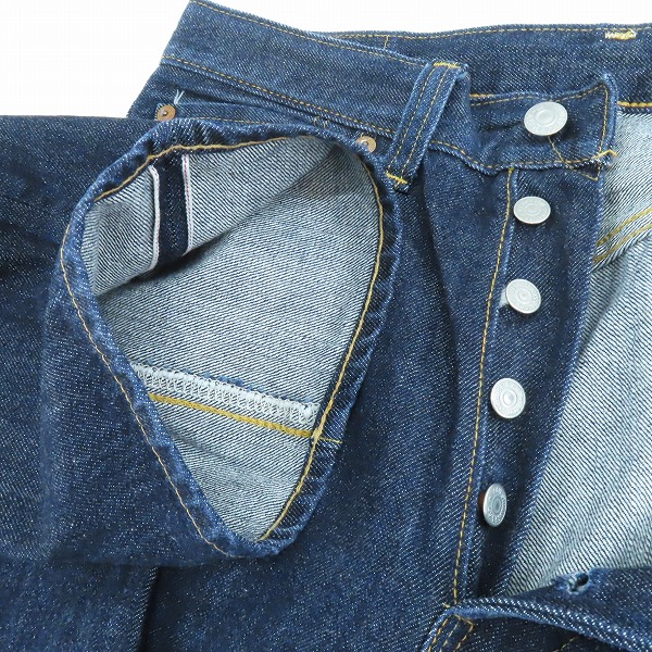実際に弊社で買取させて頂いたLEVI'S/リーバイス LVC/ヴィンテージクロージング 501XX 1947年復刻 デニムパンツ 47501-0200/W33L34の画像 7枚目