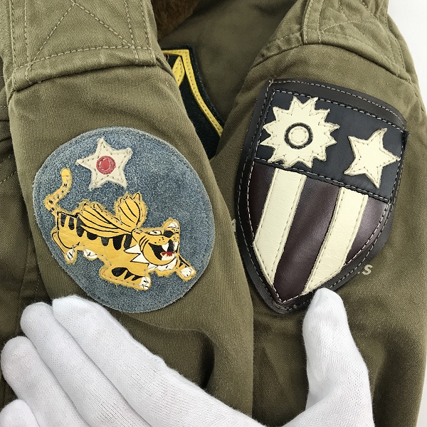 実際に弊社で買取させて頂いたBuzz Rickson's/バズリクソンズ TYPE B-10 FLYING TIGERS MODEL フライトジャケット BR11133/40の画像 7枚目