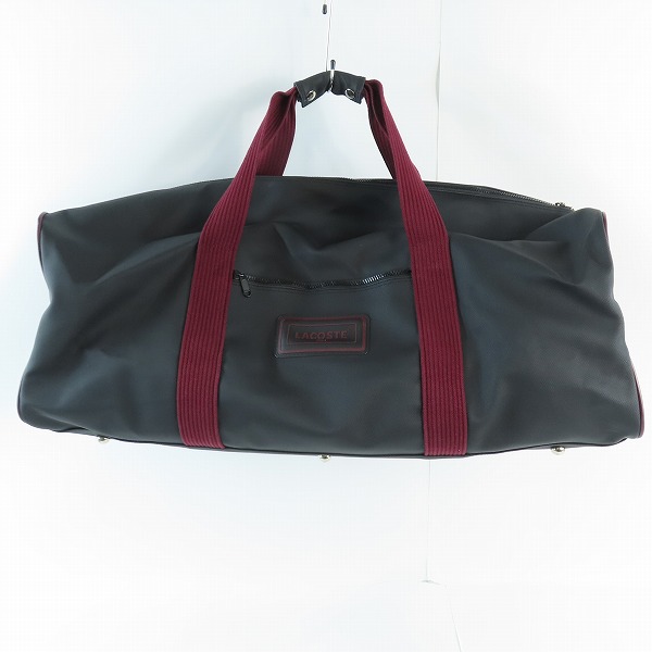 実際に弊社で買取させて頂いたLACOSTE/ラコステ PVC ロゴ型押し ボストンバッグの画像 1枚目