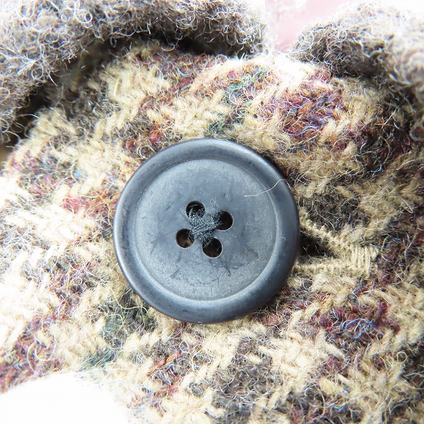 実際に弊社で買取させて頂いたTOMORROWLAND/トゥモローランド 千鳥格子 ウール/レーヨン混 ジャケット /Mの画像 6枚目