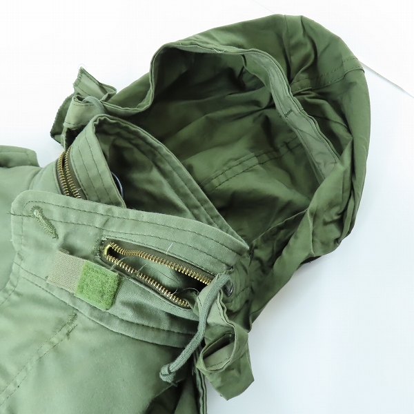 実際に弊社で買取させて頂いたALPHA INDUSTRIES/アルファインダストリーズ M-65型 USA製ミリタリージャケット 8415-01-099-7836/Sの画像 8枚目