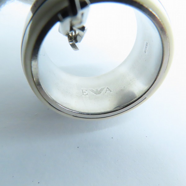 実際に弊社で買取させて頂いたEMPORIO ARMANI/エンポリオアルマーニ リングチャーム ネックレスの画像 6枚目