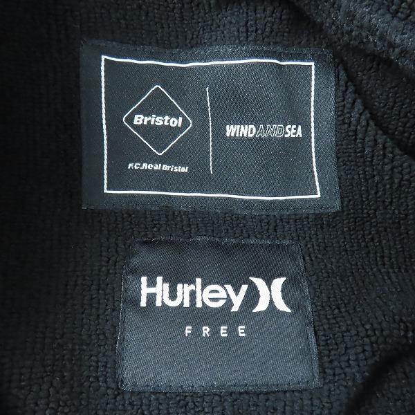 実際に弊社で買取させて頂いたF.C.Real Bristol×WIND AND SEA×Hurley/FCレアルブリストル × ウィンダンシー×ハーレー サウナポンチョ 23FRBMMI01/fの画像 2枚目
