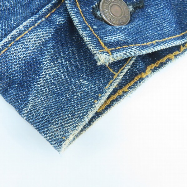実際に弊社で買取させて頂いたLEVI'S/リーバイス 刻印526 3rdサード BIG E Gジャン/デニムジャケットの画像 8枚目