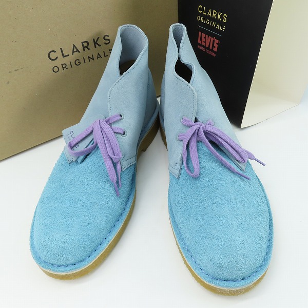 実際に弊社で買取させて頂いたClarks×LEVI'S/クラークス×リーバイス Desert Boot/デザートブーツ Pale Blue/UK8