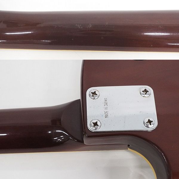 実際に弊社で買取させて頂いた★Morris/モーリス レスポールスタンダードType ボルトオンネック エレキギター 日本製 ソフトケース付の画像 8枚目