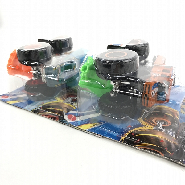 実際に弊社で買取させて頂いた【未開封】Hot Wheels/ホットウィール MONSTER TRUCKS CRUSH DELIVERY/TOWN HAULER/UNIMOG/PURE MUSCLE 4点セットの画像 6枚目