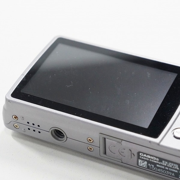 実際に弊社で買取させて頂いたCASIO/カシオ EXILIM EX-Z270 エクシリム コンパクトデジタルカメラ 動作未確認の画像 6枚目