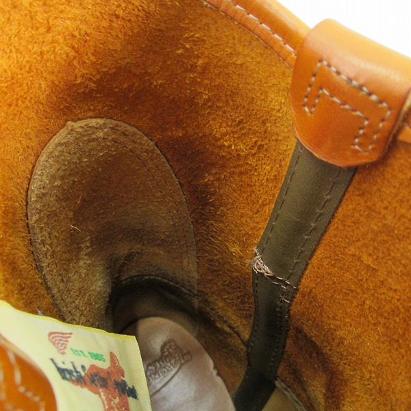実際に弊社で買取させて頂いたRED WING/レッドウィング ペコスブーツ 復刻犬タグ 9866/7.5Eの画像 9枚目