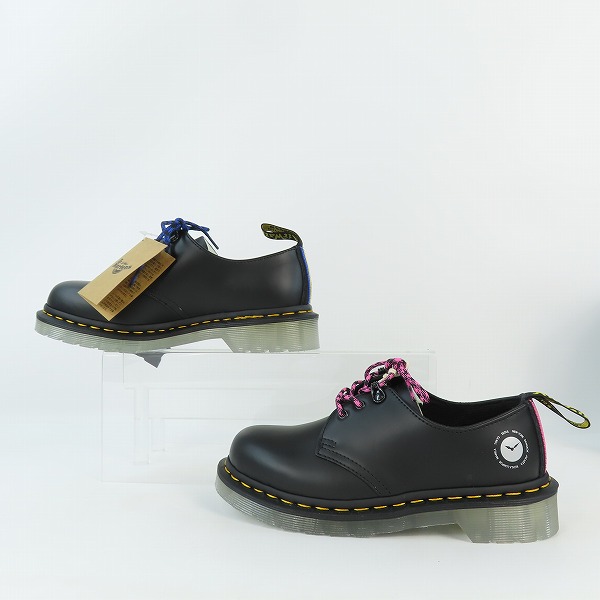 実際に弊社で買取させて頂いた【未使用】Dr.Martens×ATMOS/ドクターマーチン×アトモス 1461 BLACK SMOOTH BLACK ドレスシューズ/UK3の画像 3枚目