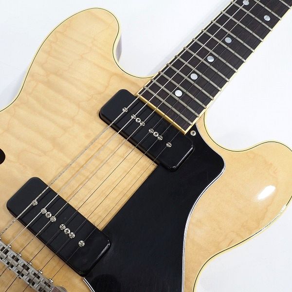 実際に弊社で買取させて頂いた★FUJIGEN/FGN/フジゲン Masterfield MSA-SP NAT セミアコ エレキギター ハードケース付の画像 4枚目