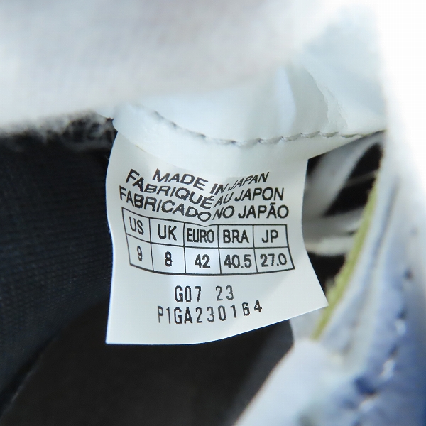 実際に弊社で買取させて頂いた【未使用】MIZUNO/ミズノ モレリア 2 JAPAN P1GA230164 サッカー スパイク/27の画像 5枚目