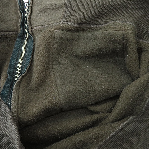 実際に弊社で買取させて頂いたTHE FLAT HEAD/フラットヘッド ジップアップ スウェット ジャケット /Mの画像 6枚目