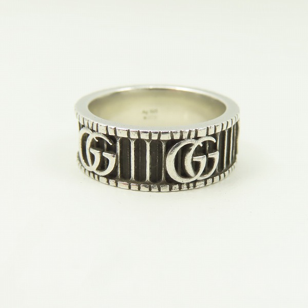実際に弊社で買取させて頂いたGUCCI/グッチ ダブルG シルバー リング 551899 J8400 0811/10号の画像 4枚目