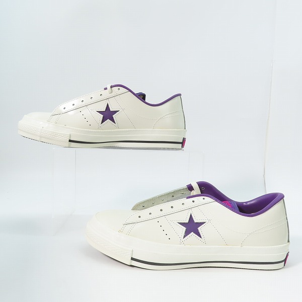 実際に弊社で買取させて頂いた【未使用】CONVERSE/コンバース ONE STAR OX ワンスター レザー 日本製 8.5 の画像 3枚目